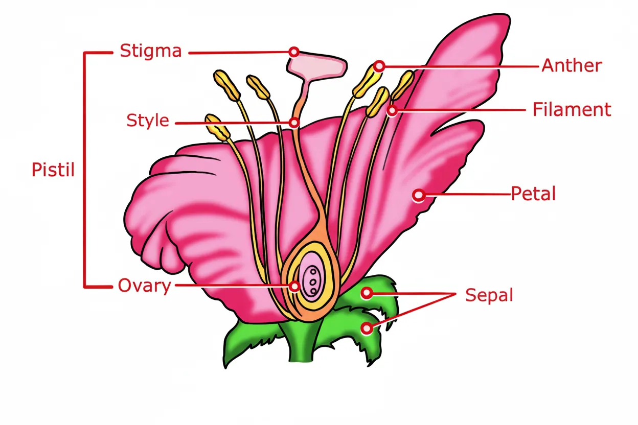 longitudinal-section-of-flower