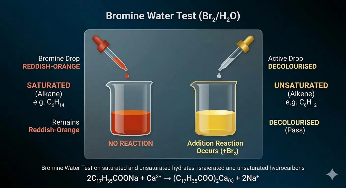 bromine water test