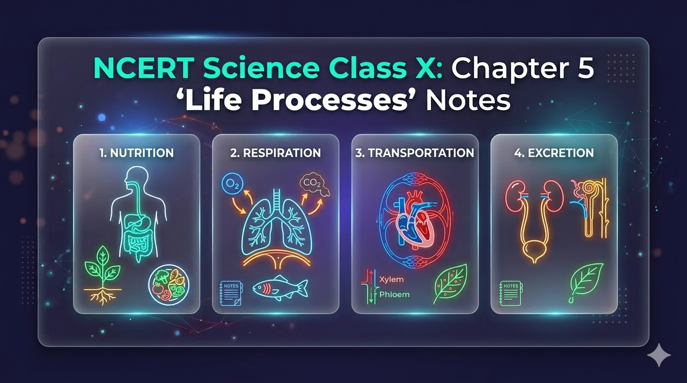 Chapter 5 Life Process Life Processes Class 10 Notes | Chapter 5 Quick Revision