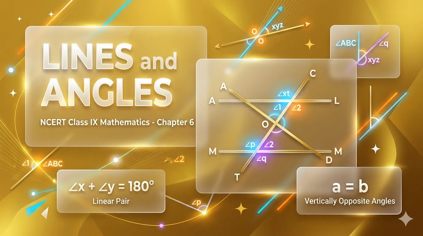 NCERT Class 9 Maths Chapter 6 Lines and Angles