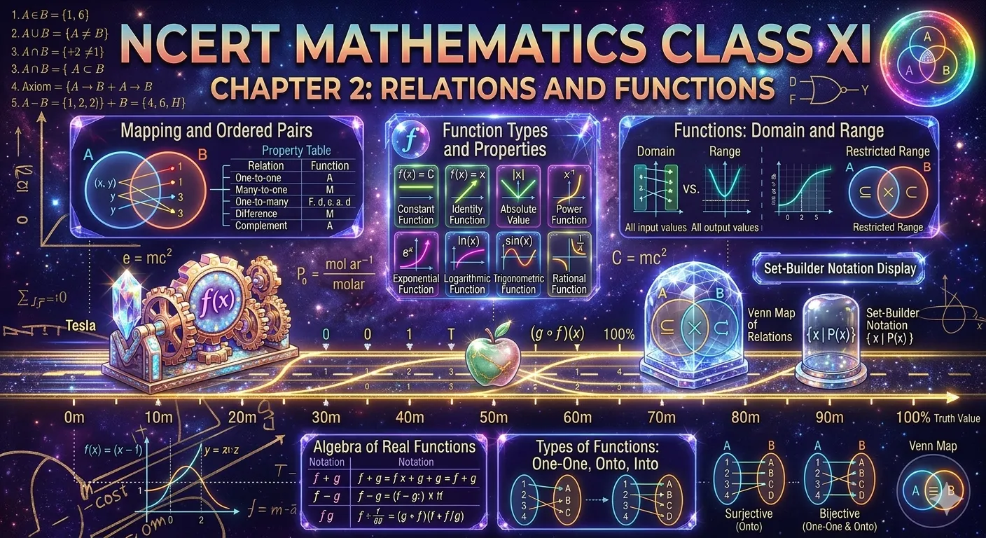 NCERT Class 11 Maths Exercise 2.1 Solutions | Relations & Functions