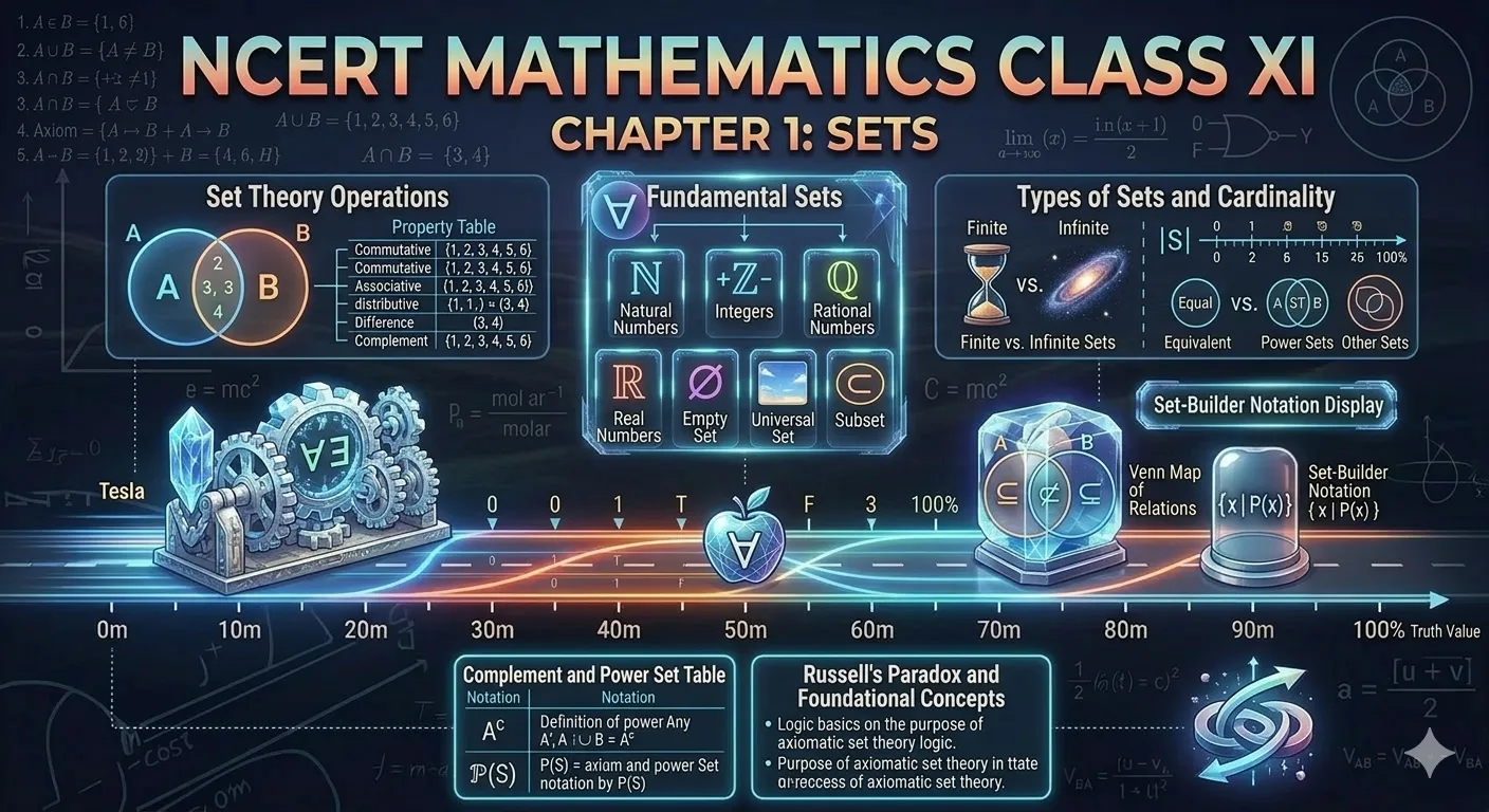 NCERT Class 11 Maths Chapter 1 Sets: Notes, Formulas, Examples ...