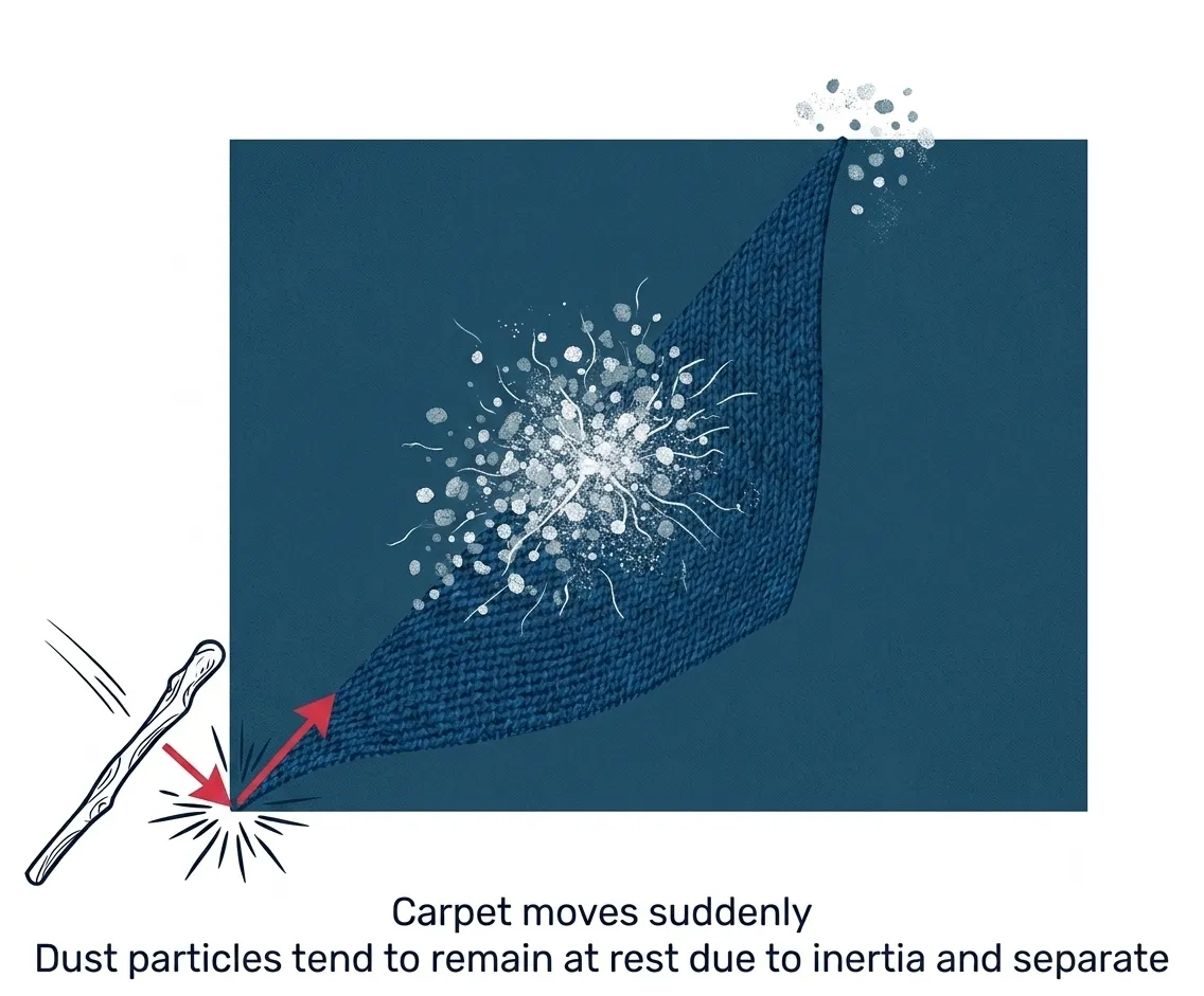Dust Removal from Carpet